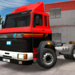 Skin BMC Fatih Preto e Vermelho - Truck Simulator Ultimate