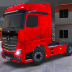Skin MB Actros 2020 Vermelho - Truck Simulator Ultimate