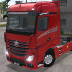 Skin MB Actros mp5 Vermelho - Truck Simulator Ultimate